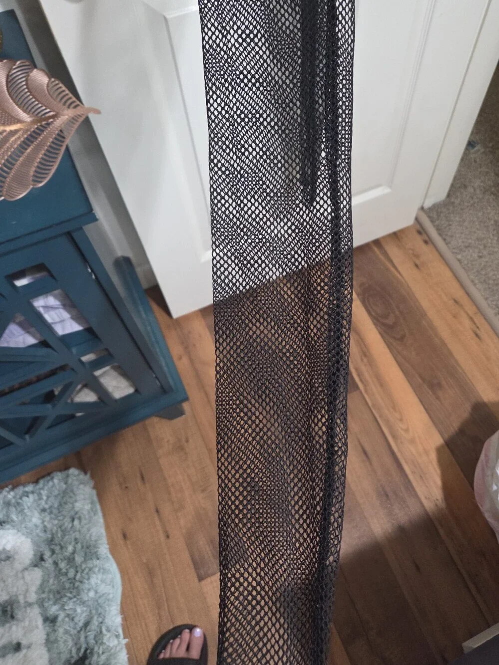 Zara Black Fishnet Tights Hosiery Leggings Small NWOT